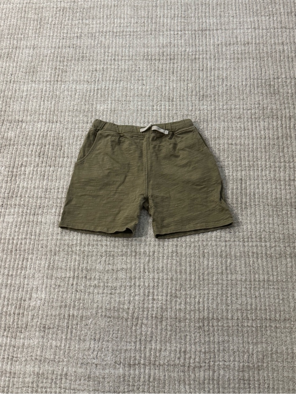 Rylee + Cru Olive Green Drawstring Lounge Shorts 🫒